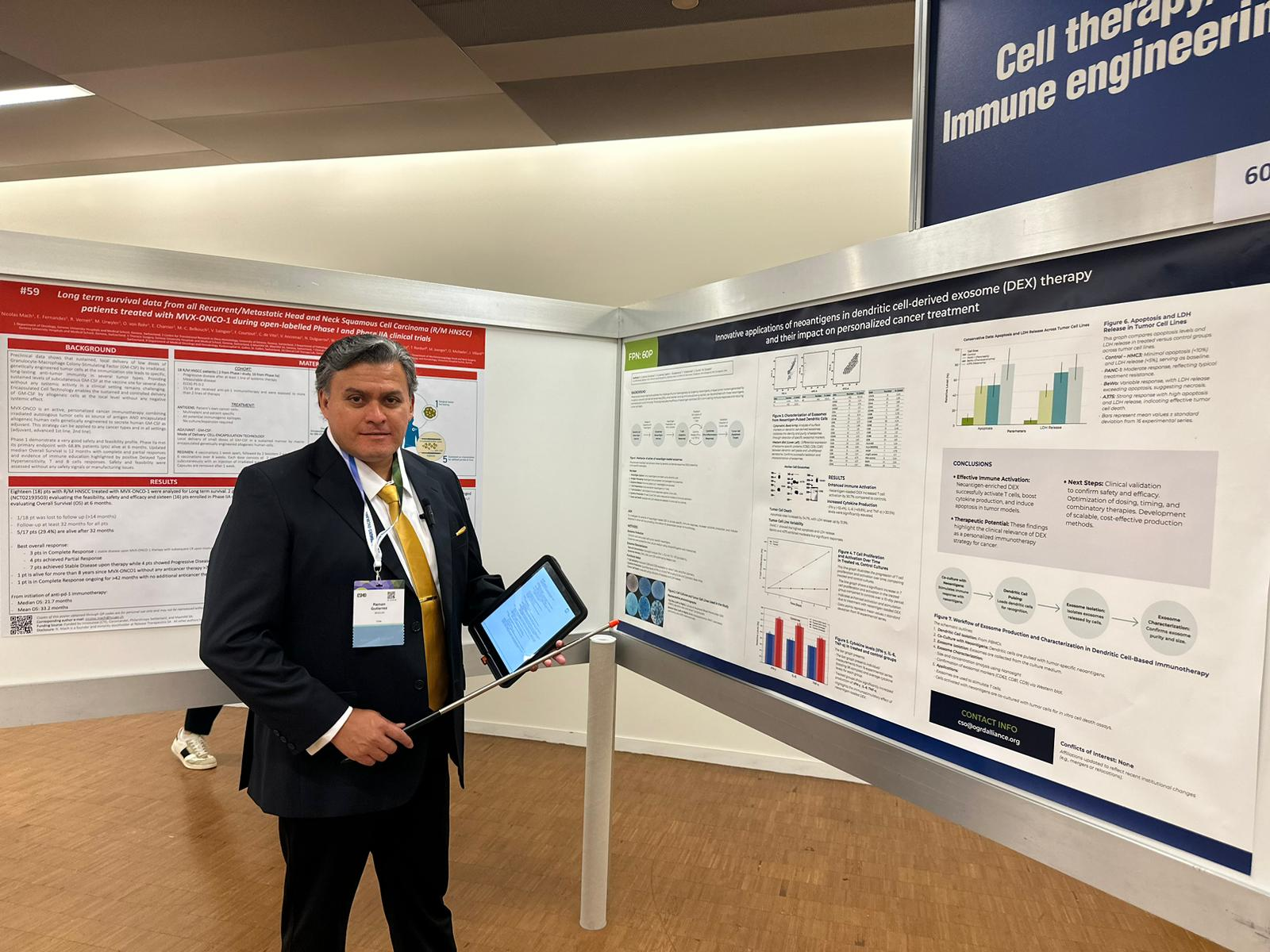 Participación en Congreso de Inmuno-Oncología ESMO 2024